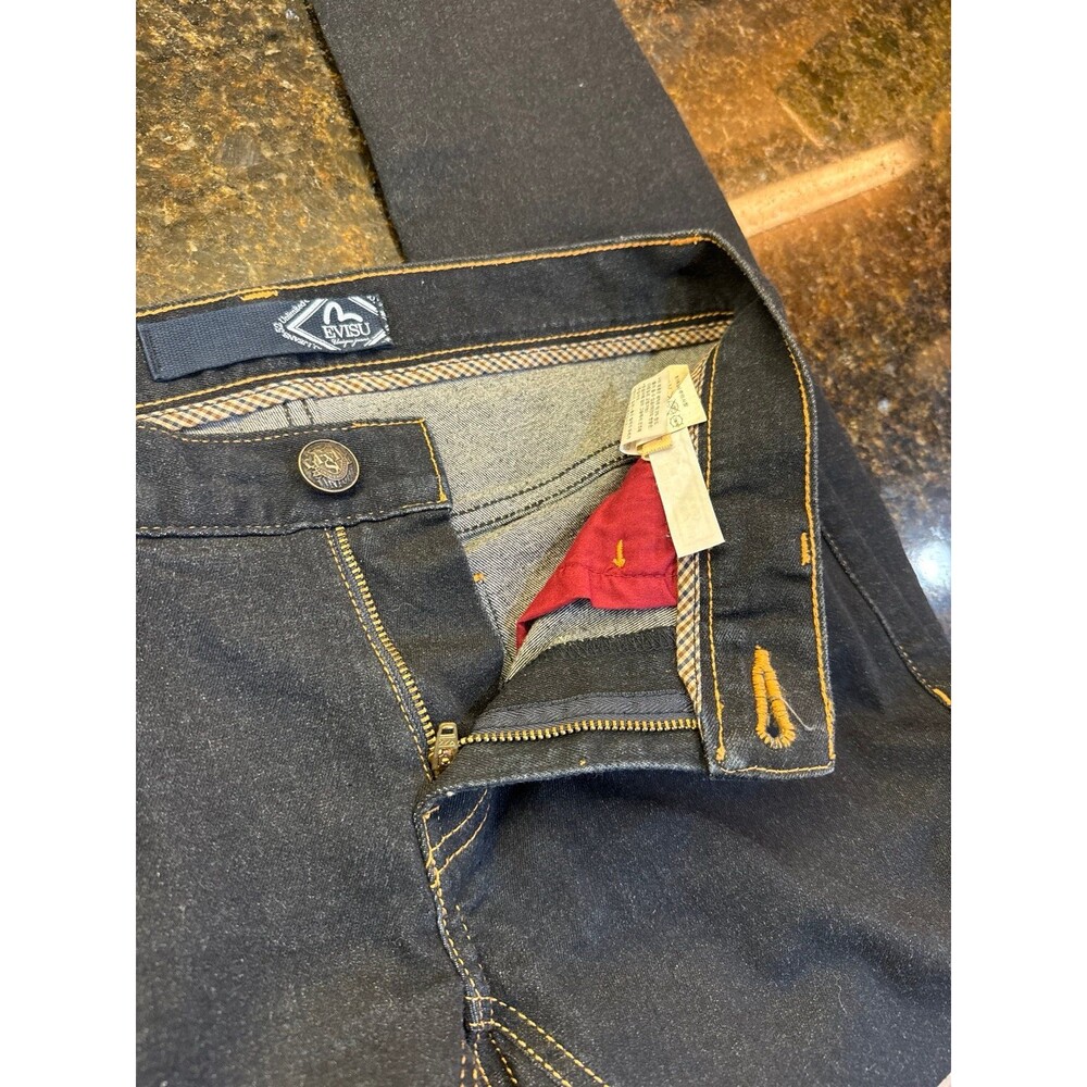 EVISU No 1 Unique 2013 Denim Jeans Size 28 NEW - Picture 8 of 12